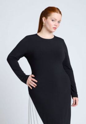 Women's Maxi Dress With Pleat