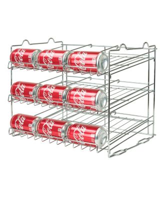 3 Tier Metal Can Organizer: Efficiently Store & Display up to 36 Standard Cans, Maximizing Vertical Space in Your Pantry