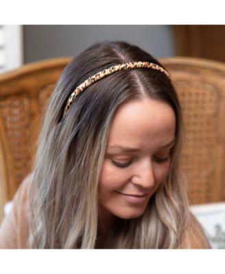 Thin Print Headband - Cheetah