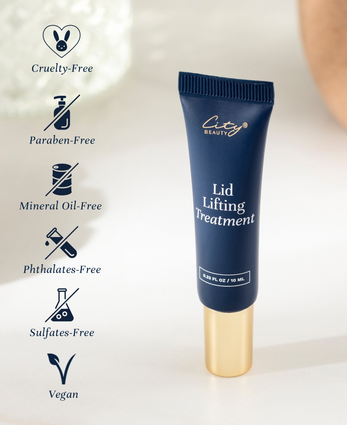 City Beauty Lid Lifting Treatment Drooping Eyelid Solution, 0.33 Fl. Oz/10ml In No Color