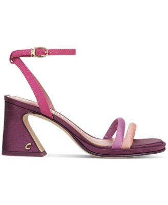 Holly Strappy Block-Heel Dress Sandals