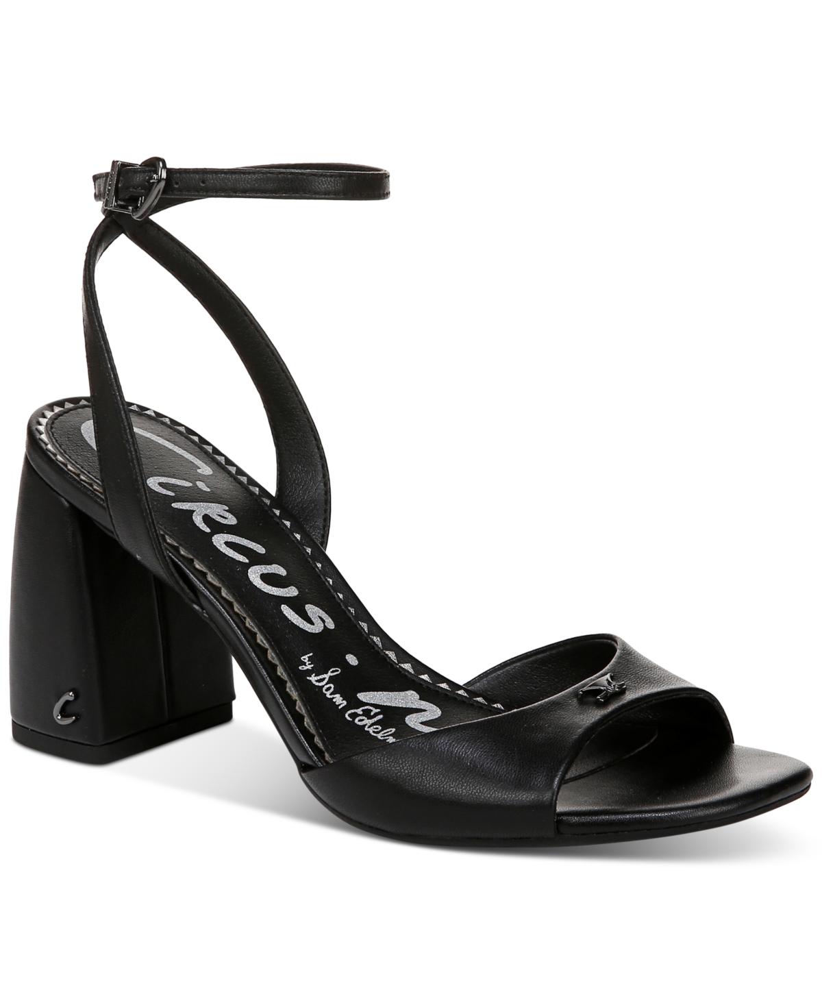 Aria Two-Piece Block-Heel Dress Sandals - Vanilla Bean