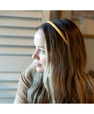 Thin Solid Headband - Pale Yellow