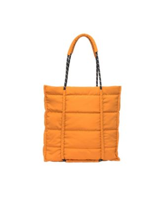 Palm Faux Leather Tote Bag