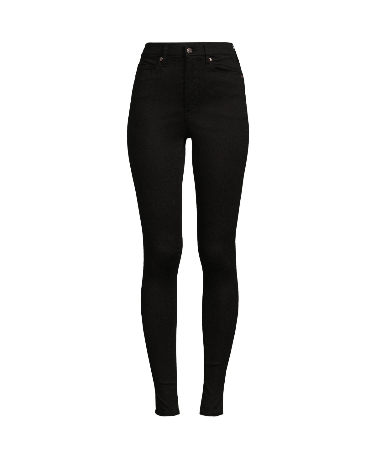 Lands' End Petite High Rise Stretch Denim Skinny Jeans