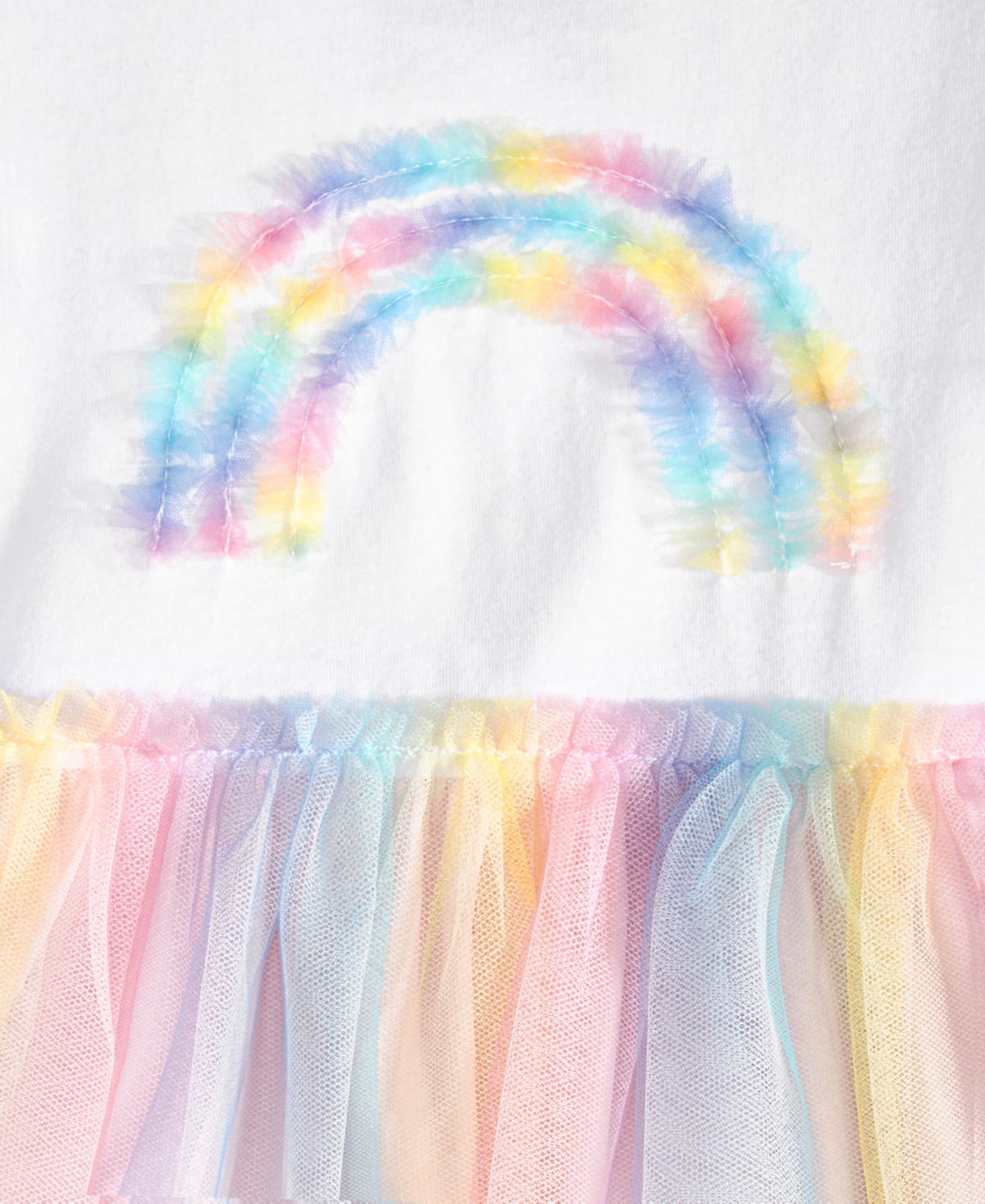 Epic Threads Toddler Girl Rainbow Tutu Dress, Exclusively At Macy's In Bright White