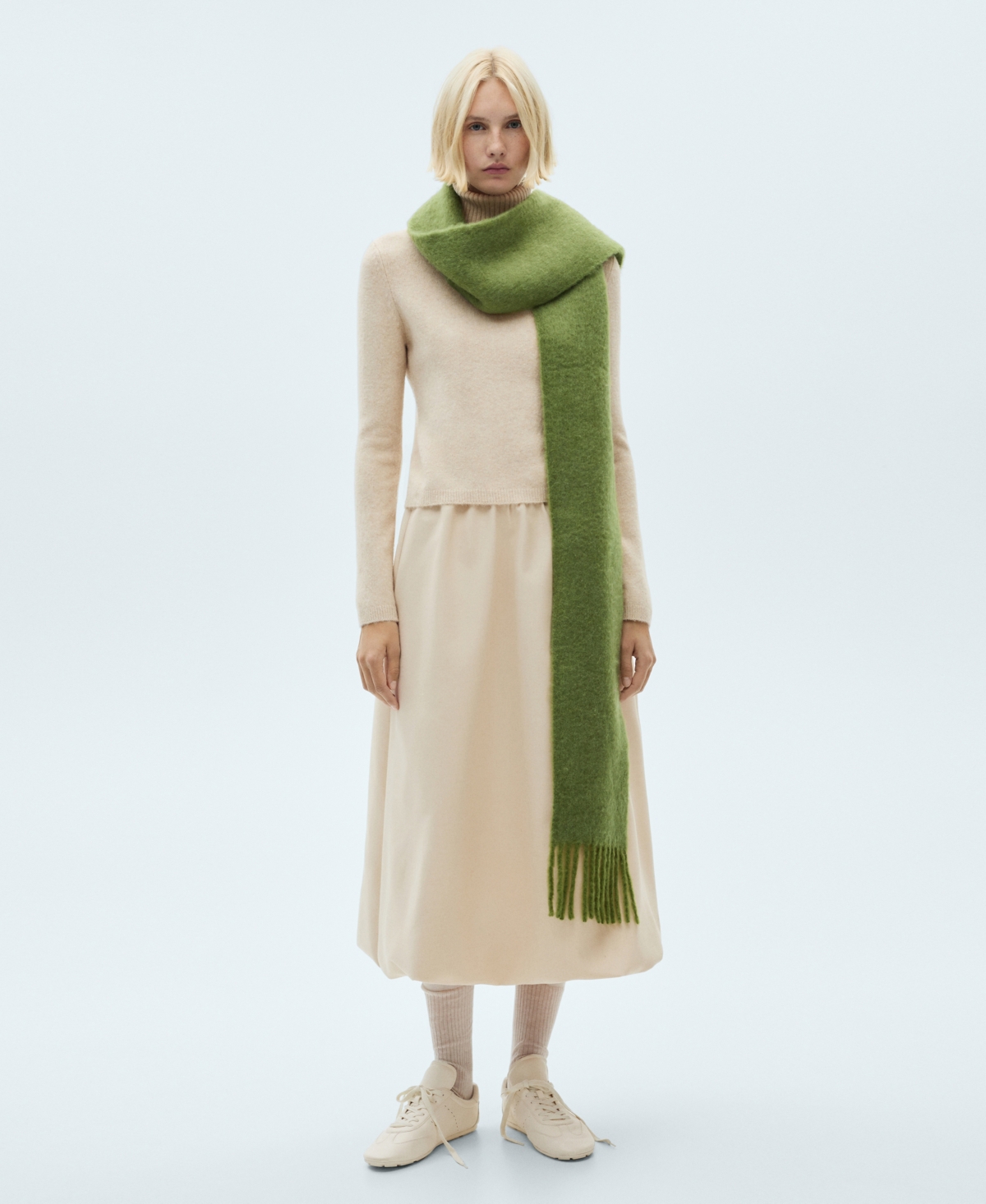 MANGO WOMEN'S TURTLENECK SWEATER 