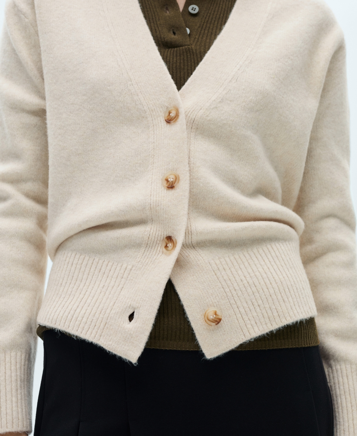 Mango Women's Button Knit Cardigan