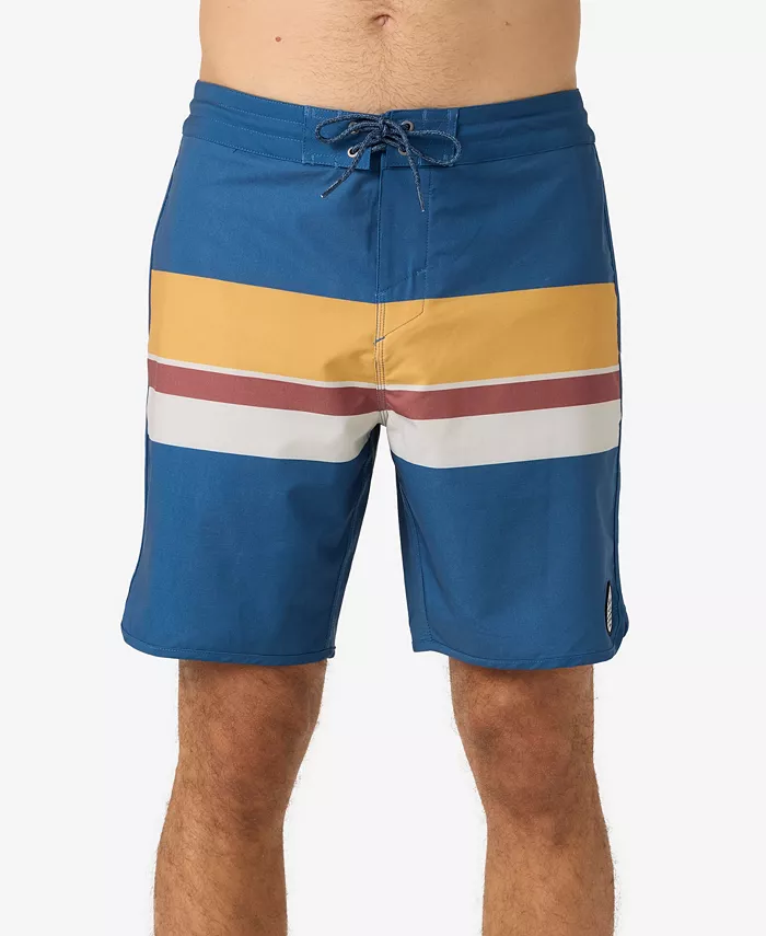 Men's Cruzer Stripe Scallop 18 BoardShorts