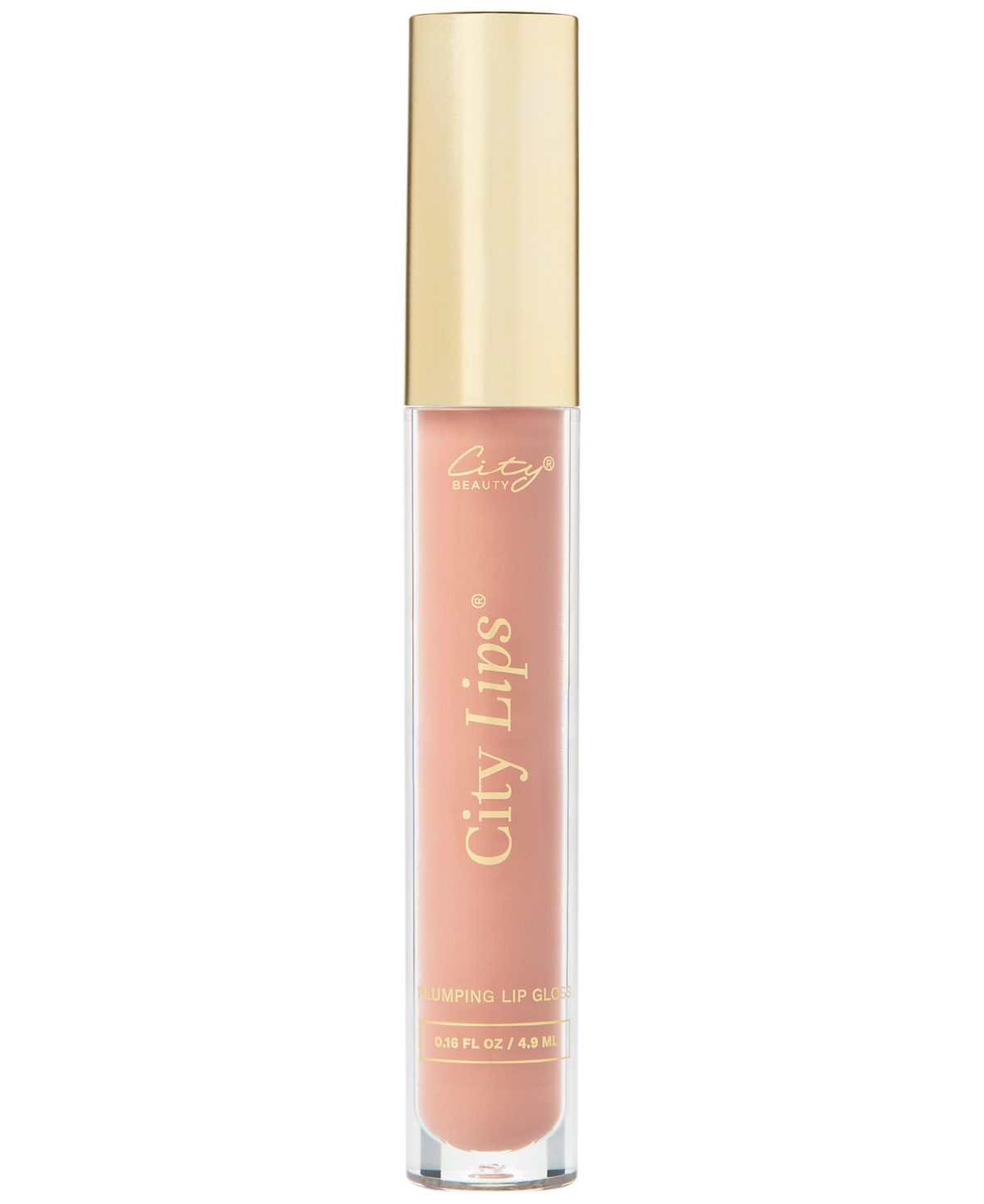 City Beauty Plumping Lip Gloss, 0.16 Fl. Oz./4.9 ml In Pink Nude