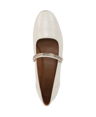 Naturalizer Women's Kelly-Chain Square Toe Mary Jane Flats