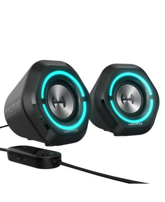 G1000 USB Computer Speakers, Bluetooth Input RGB Lights Gaming Speakers