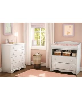 4 Drawer Bedroom Chest with Wooden Knobs