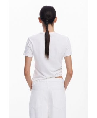 Women's Large flower T-shirt