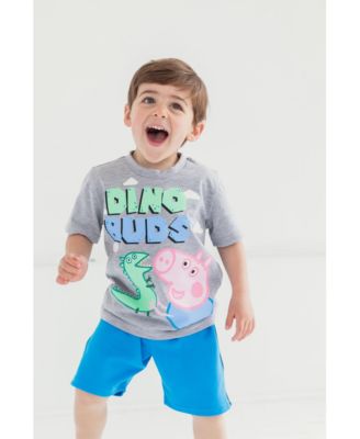 Toddler Boys T-Shirt and Mesh Shorts Outfit Set