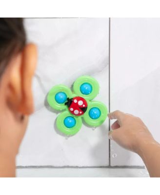Toddler Suction Cup Spinner Toys for Toddlers, Suction Cup Fidget Spinner Bath Toys, Spinning Top Sensory Toys 1-3