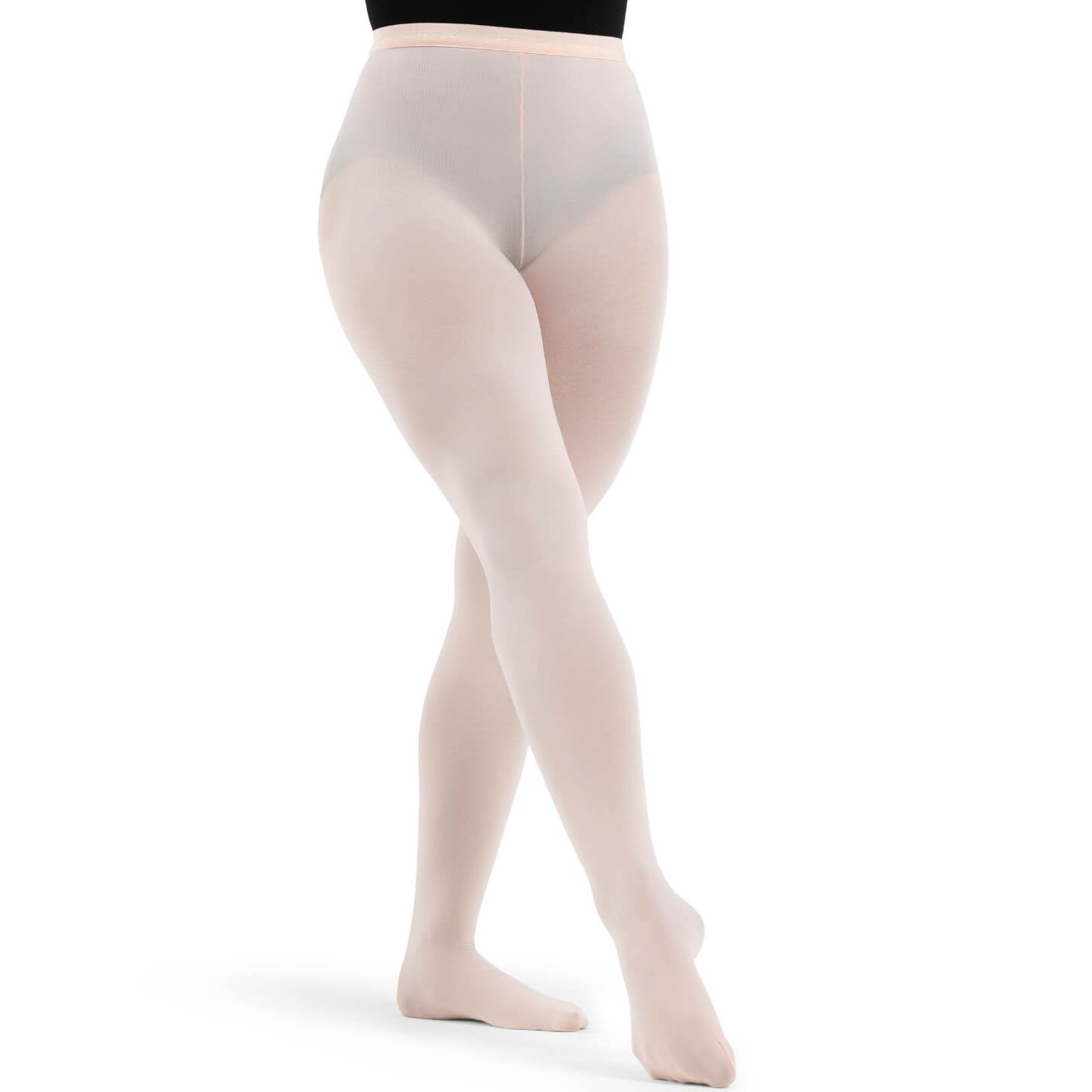 Женские сетчатые колготки Capezio Transition с имитацией шва, цвет: Розовый — фото 2
