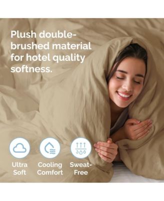 Premium Microfiber Duvet Cover Set, Full