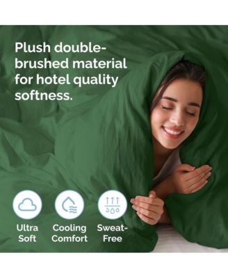 Premium Microfiber 3Pc Duvet Cover Set, King