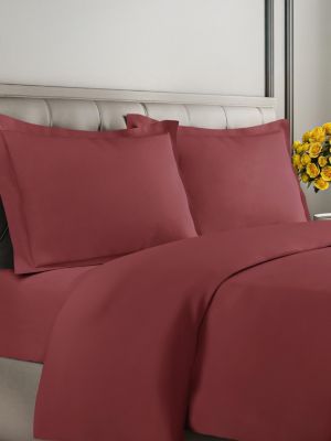 90" W x 90" LPremium Microfiber Duvet Cover Set - Queen
