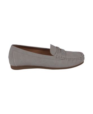 Women's Eagle Embellished Driving Moccasin Loafers