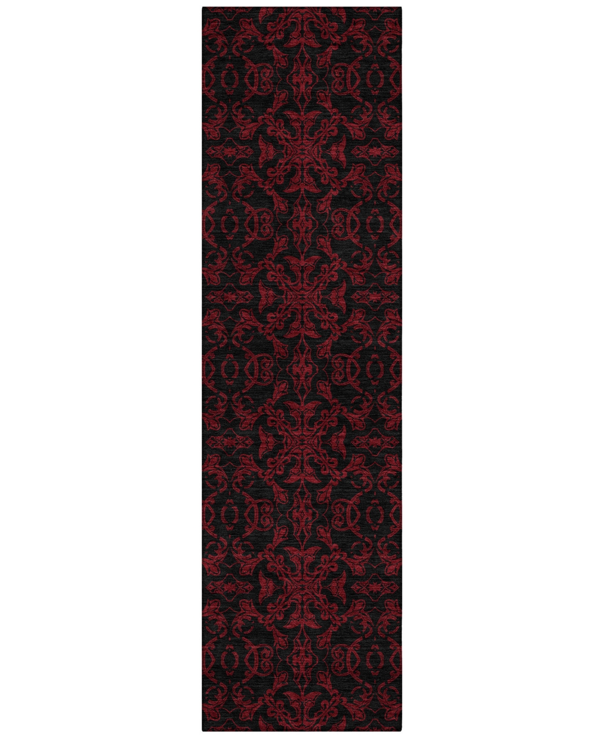Addison Chantille Acn785 2'3''x7'6'' Runner Area Rug In Red