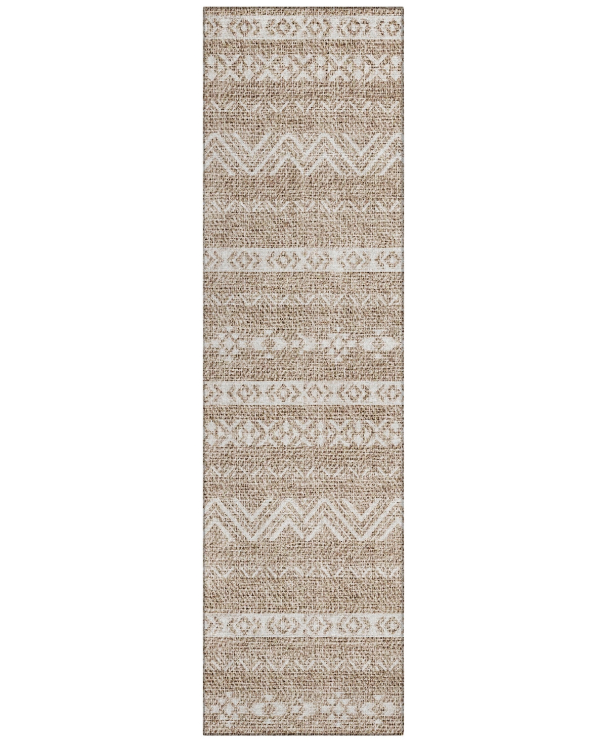 Addison Chantille Acn803 2'3''x7'6'' Runner Area Rug In Brown
