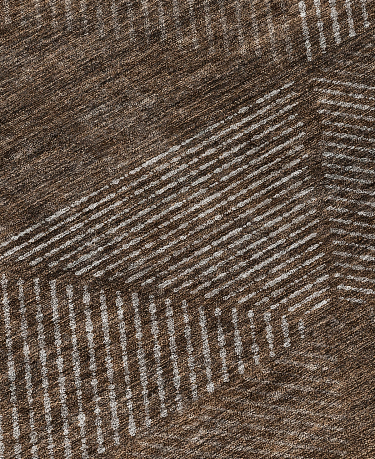 Addison Chantille Acn777 5'x7'6'' Area Rug In Brown