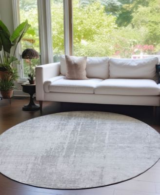 Addison Chantille Machine Washable ACN796 8'x8' Round Area Rug