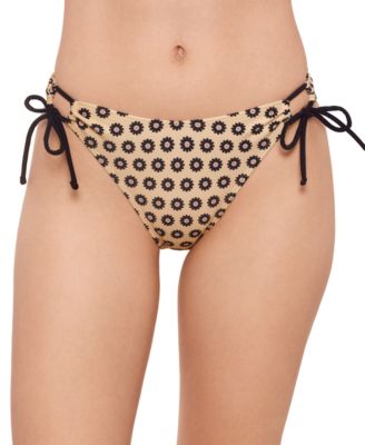 Salt + Cove - Juniors' Floral-Print Side-Tie Bikini Bottoms, Exclusively at Macy's