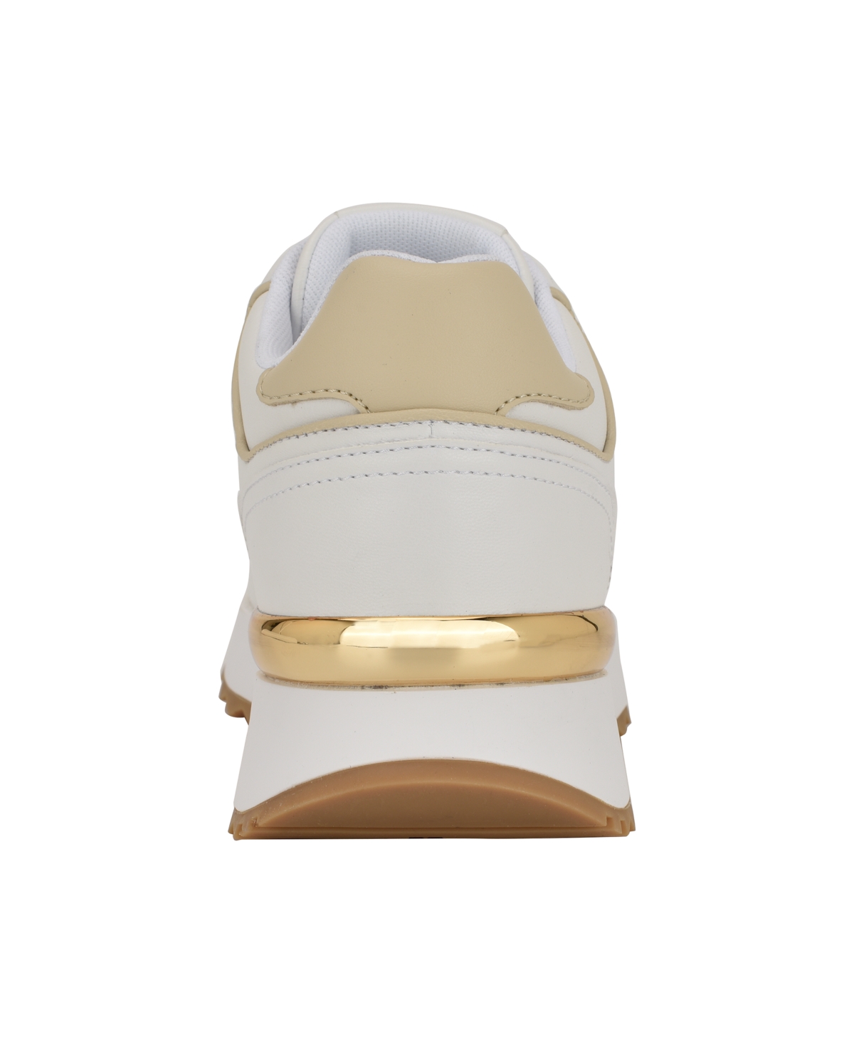Guess Women's Koyaa Quattro G Logo Retro Jogger Sneakers In White,gold Multi