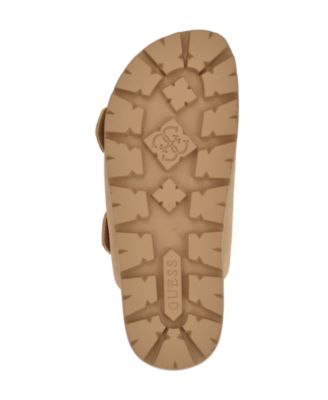 Women's Fasten Double-Buckle Footbed Sandals