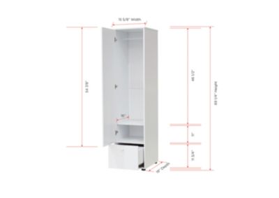 - Corry Wardrobe Armoire Storage Closet