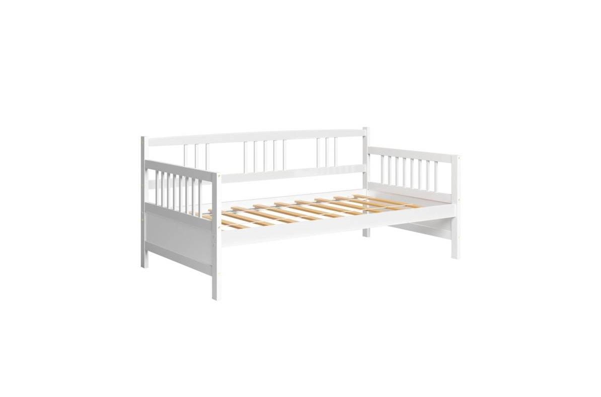 Slickblue Twin Size 2-in-1 Wood Daybed Frame and Sofa Bed for Versatile Living Spaces