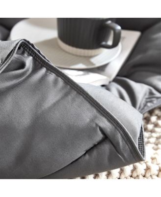 Snorze Cloud Comforter Set Ultra Cozy Bamboo - Oversized Comforter in Charcoal