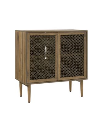 Giovanna Modern 32"Tall 2-Door Accent Cabinet with Adjustable Feet