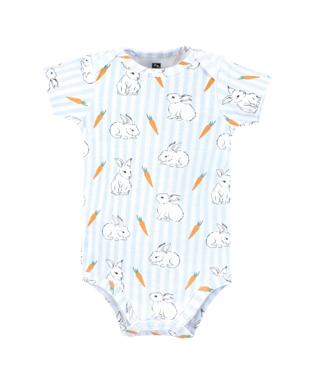 Hudson Baby Baby Boys Hudson Unisex Cotton Bodysuit and Pant Set, 9-12 Months - Hoppy easter