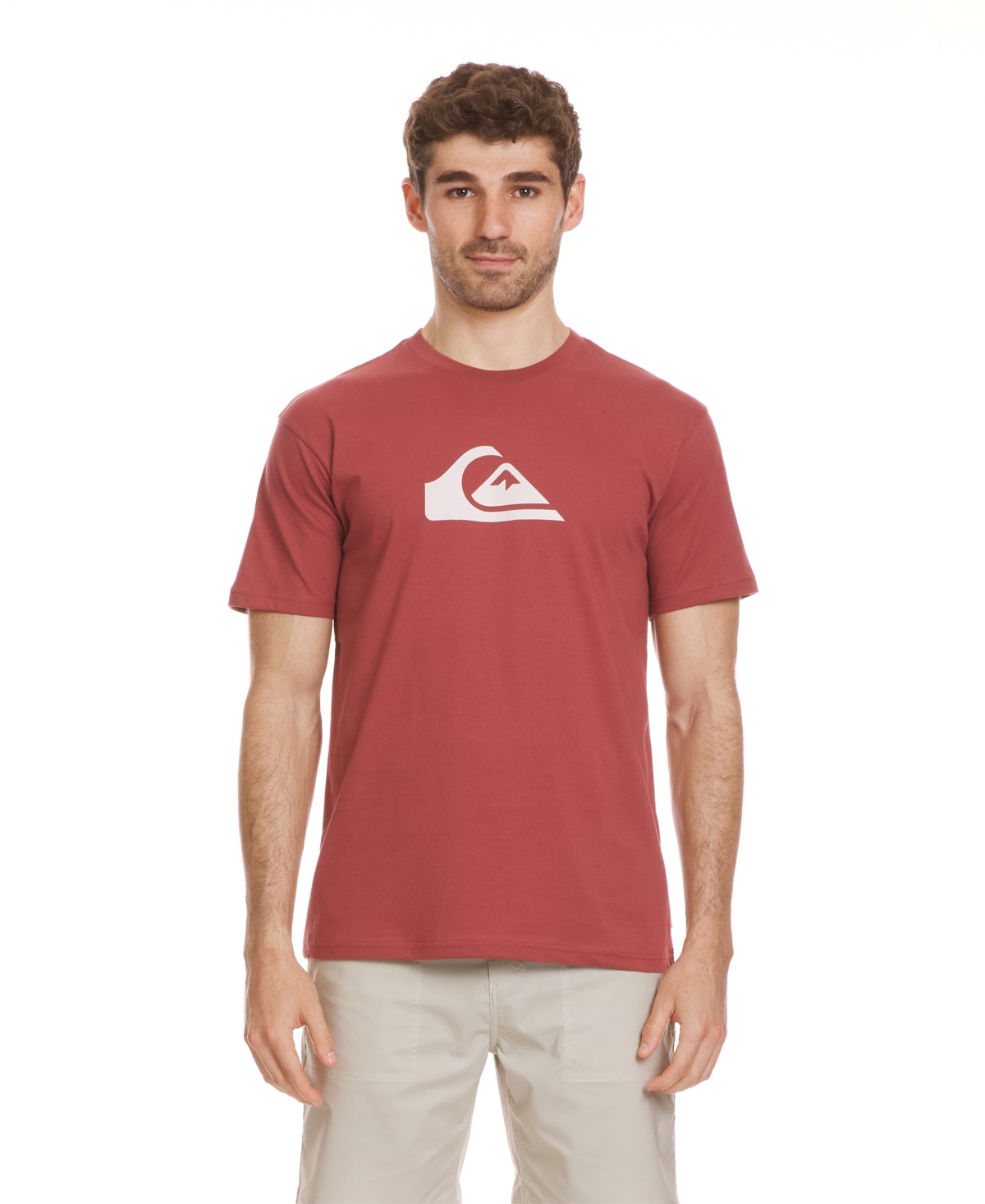Men's Comp Logo Short Sleeve T-Shirt - Brick Red