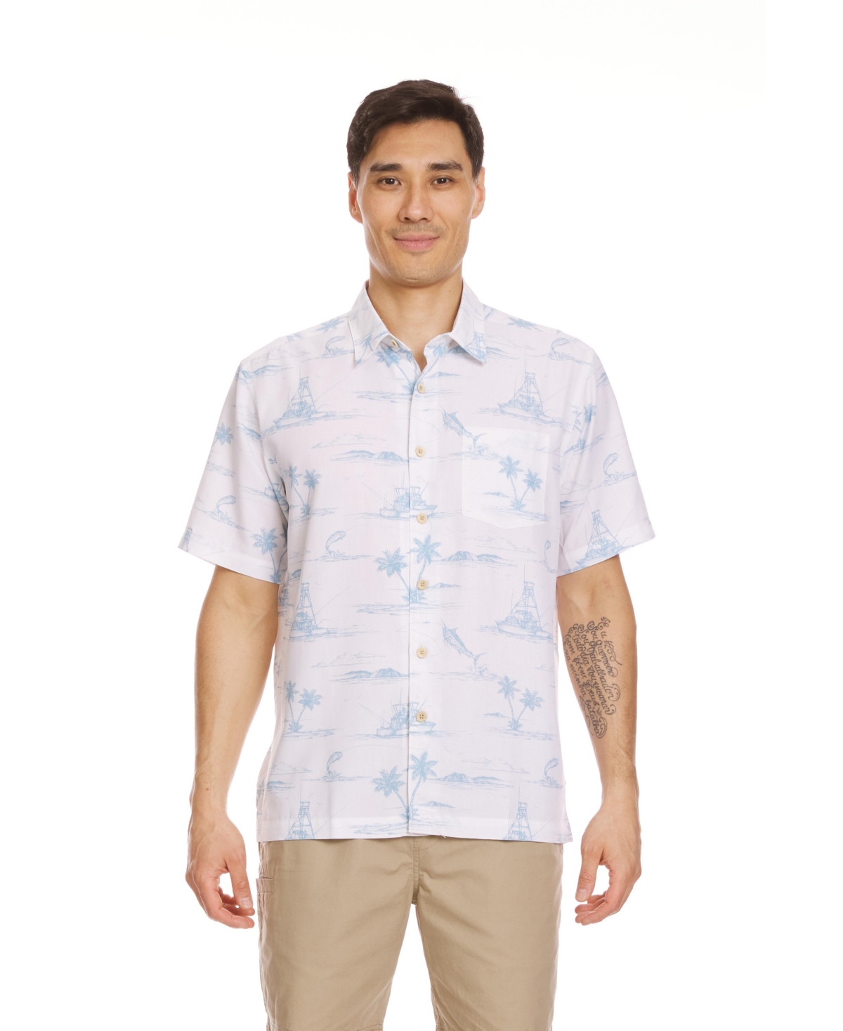 Men's Paradise Found Woven Shirt - Wave