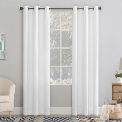 Lindstrom Textured Draft Shield Fleece Insulated Room Darkening Grommet Curtain Panel