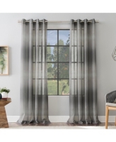 Scott Living Atlantic Ombre Open Weave Sheer Grommet Curtain Panel - Gray