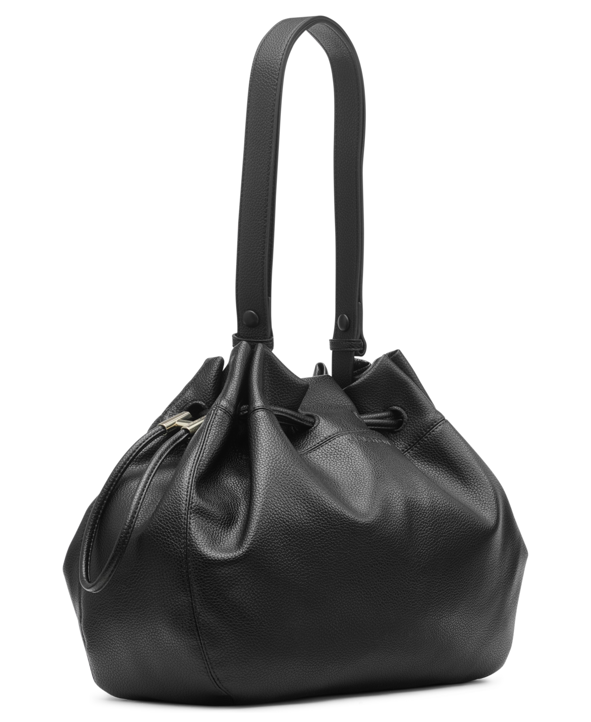 Shop Halston Lilly Large Shoulder Bag In Black