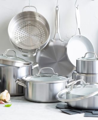 GreenPan Venice Pro Stainless Steel 13-Pc. Cookware Set