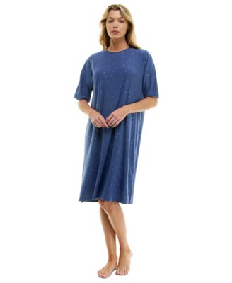 Women's Printed Short-Sleeve Sleepshirt