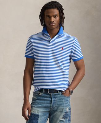 Polo Ralph Lauren - Men's Classic-Fit Striped Mesh Polo Shirt