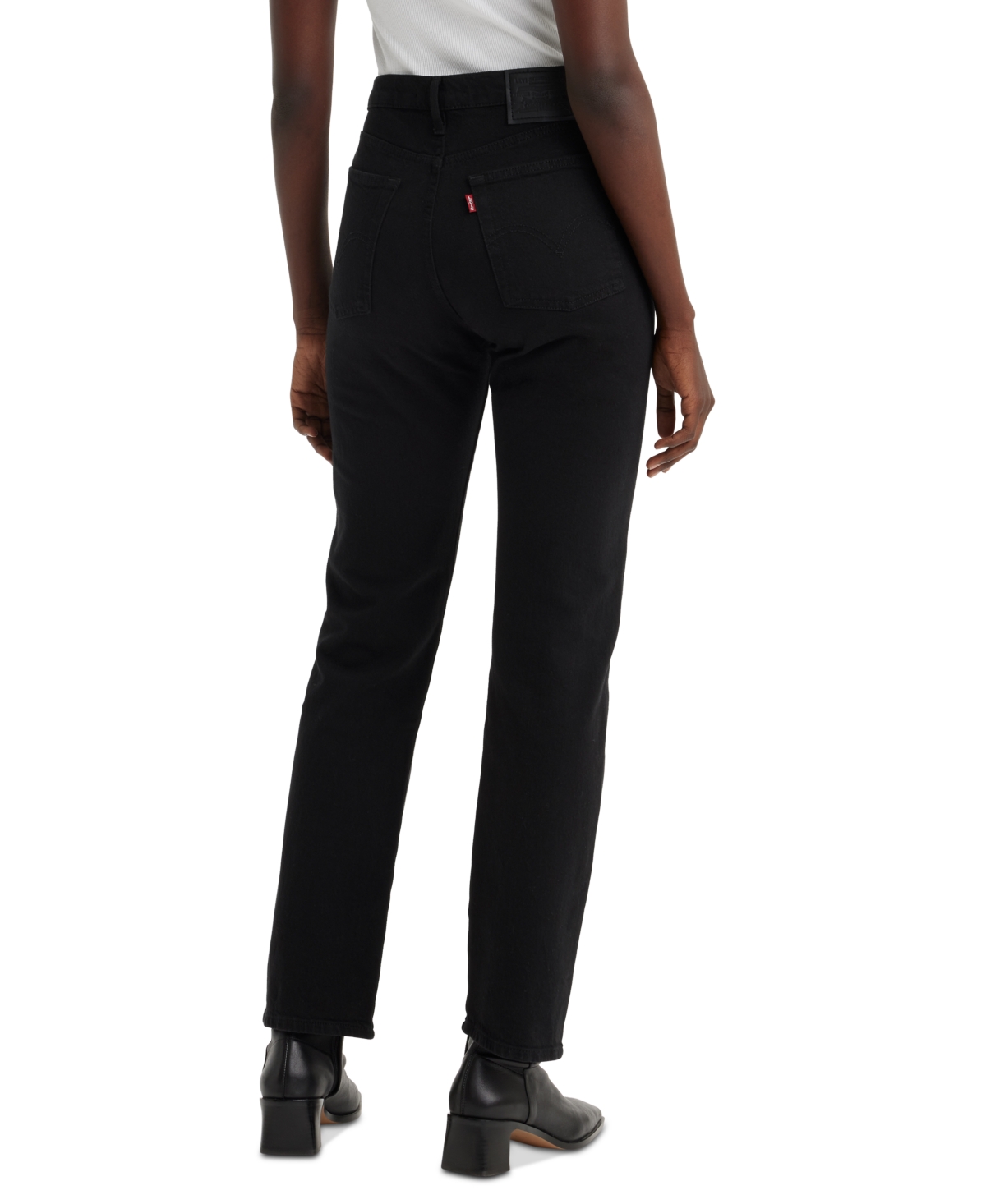 Levi's Levis 318 Shaping Wide Leg Clever G In Flash Black