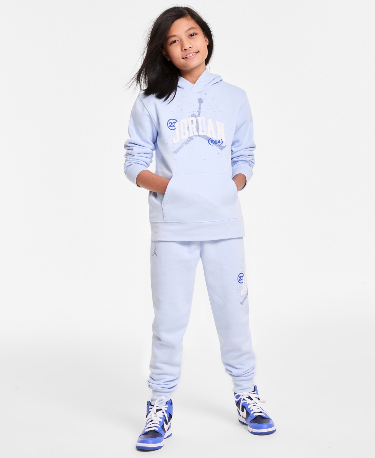 JORDAN BIG BOYS 1984 JUMPMAN PULLOVER HOODIE 