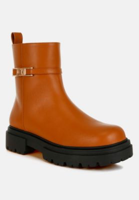 Women's Corsac Buckle Belt Ankle Boots
