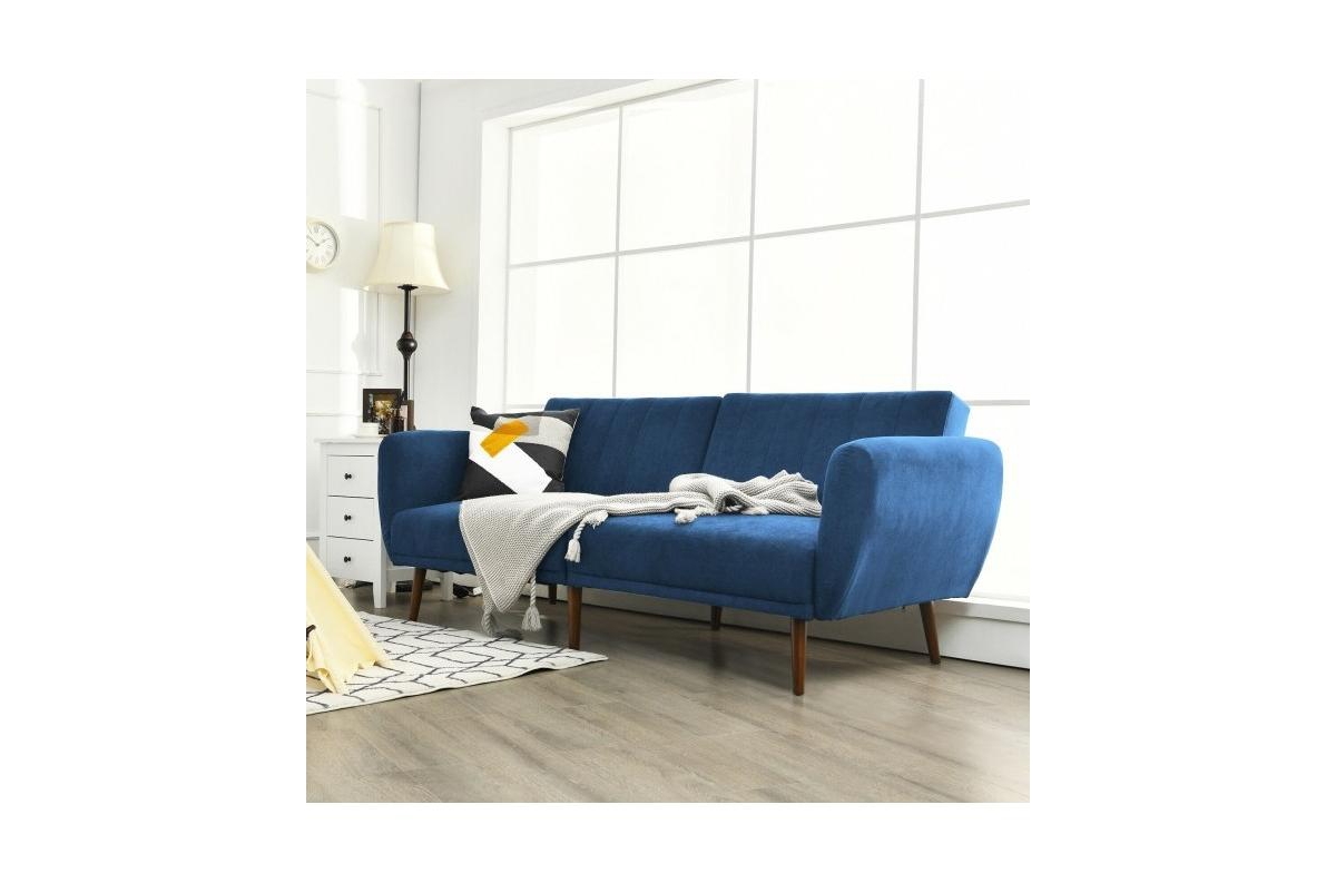 Slickblue Modern Upholstered Sofa Bed - Stylish Convertible Couch for Small Spaces