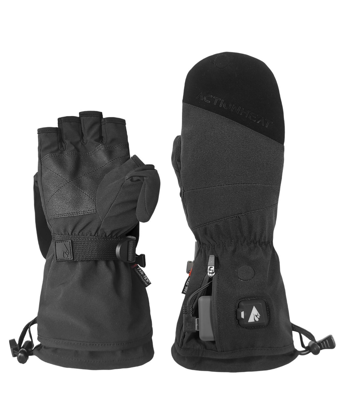 ActionHeat 5V Battery Heated Glomitt - Women's Black S/M